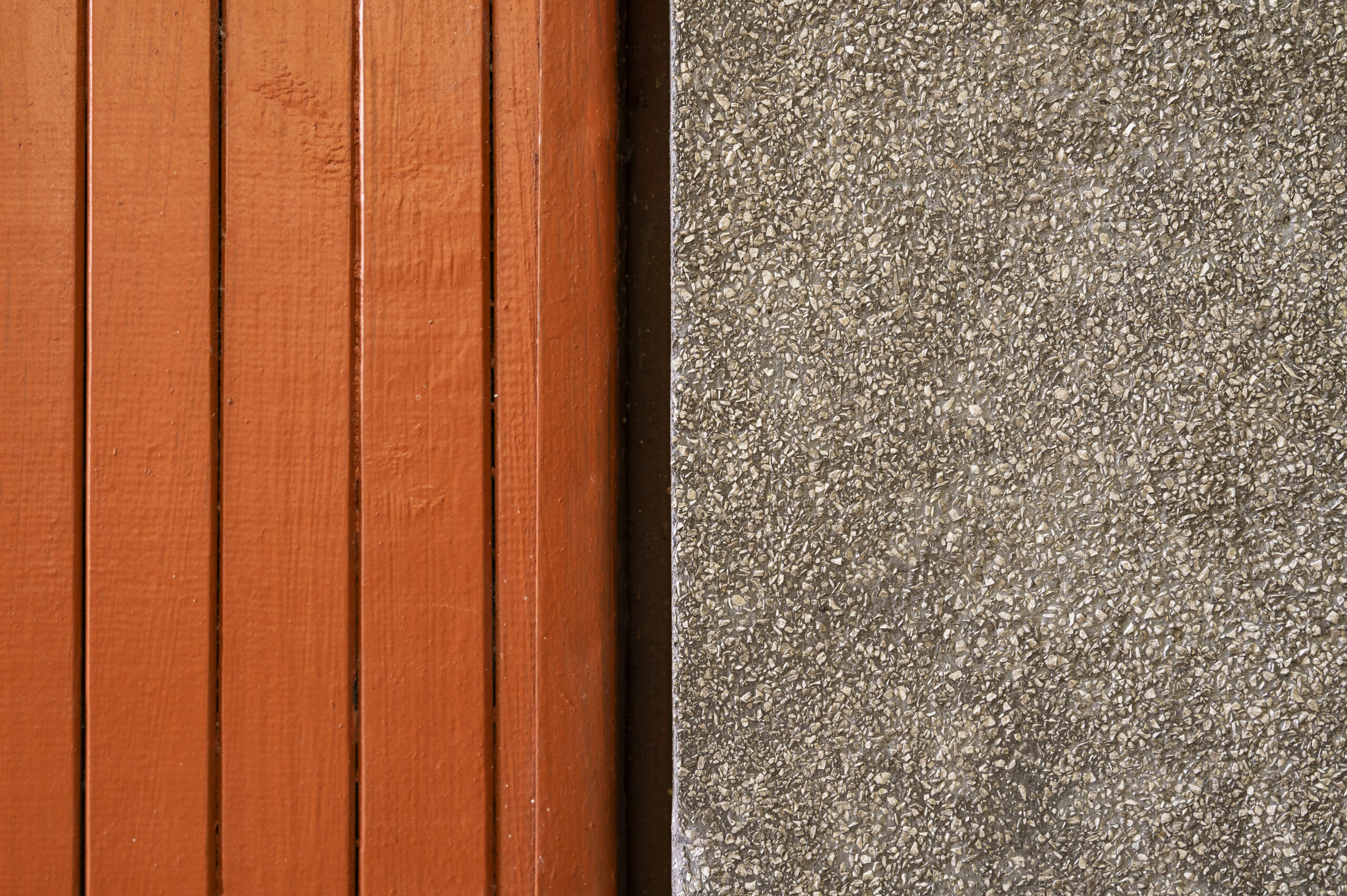 Wood vs composite deck side-by-side comparison in the backyard
